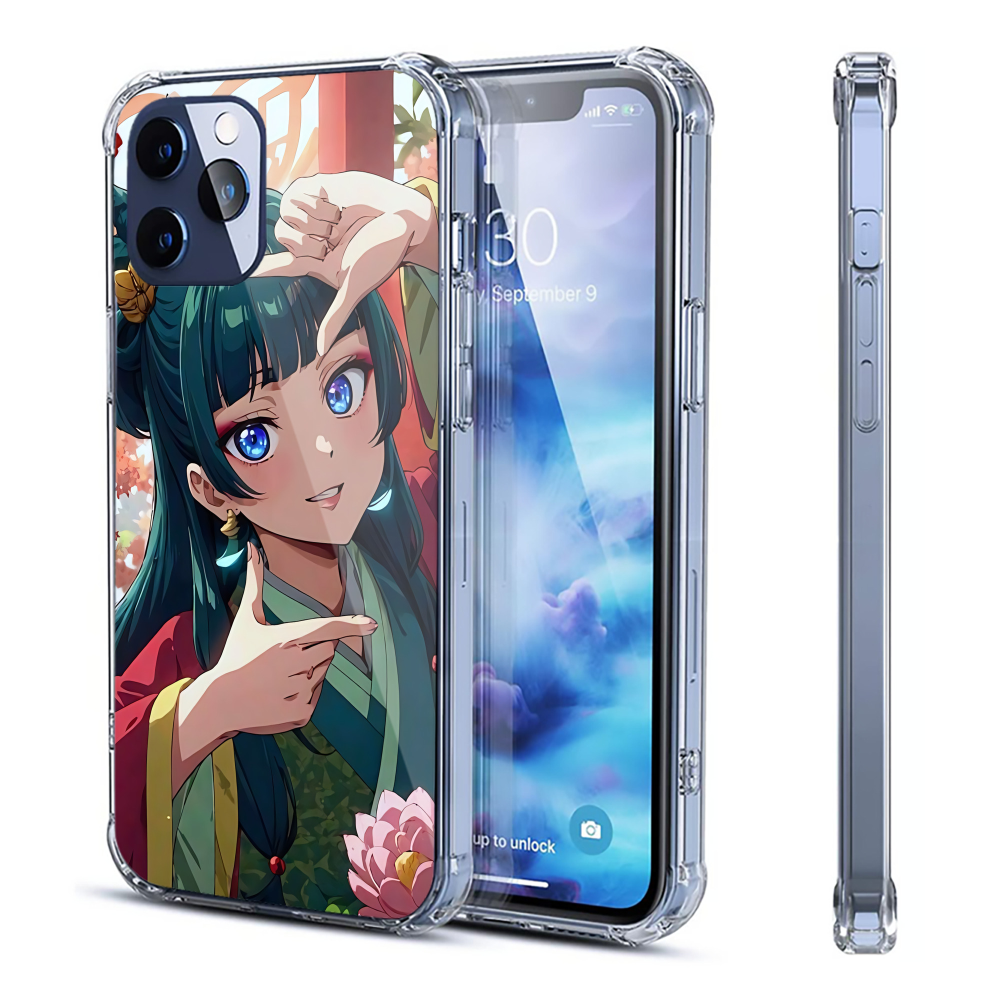 （画像用） 薬屋のひとりごと The Apothecary Diaries 【iPhone 12シリーズ対応】透明スマホケース（クリアソフトケース）